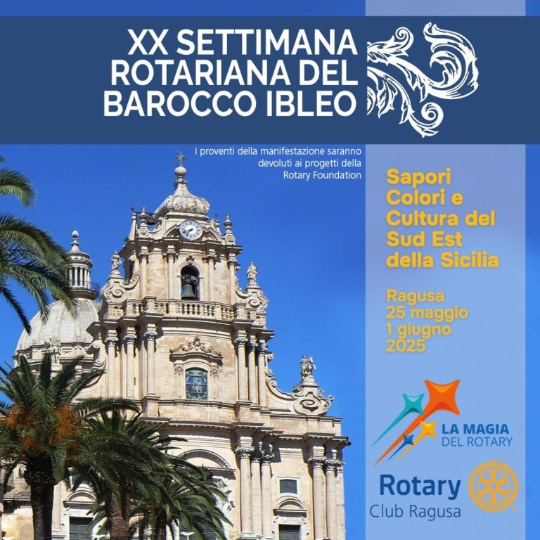 XX SETTIMANA ROTARIANA DEL BAROCCO IBLEO